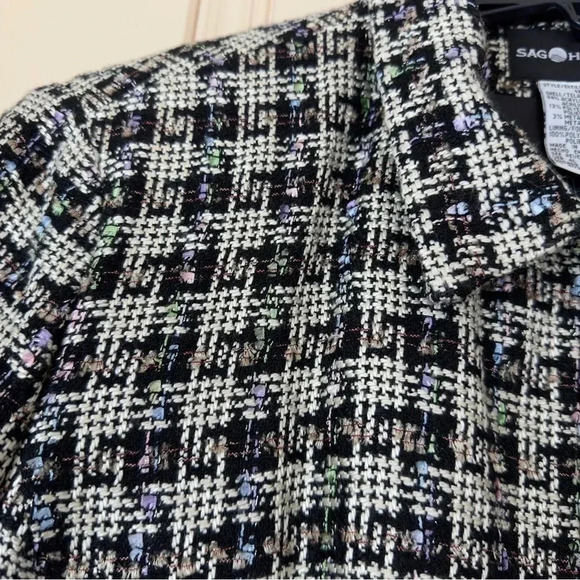 Sag Harbor Womens tweed jacket size 18 - Picture 5 of 8